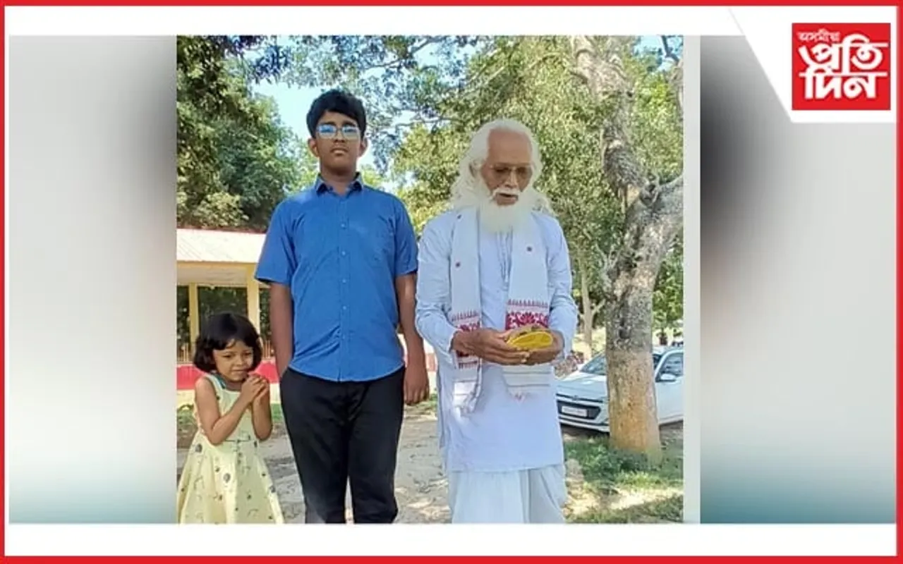 প্ৰকৃতিপ্ৰেমী পুনিৰাম শ‌ইকীয়াই ঐতিহাসিক বুঢ়াগোঁসাই থানৰ বৰপুখুৰীত এৰিলে দুষ্প্ৰাপ্য কাছ