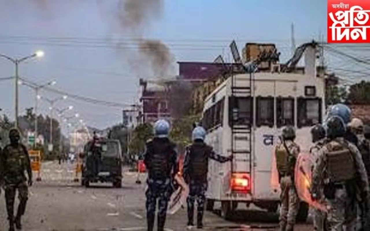 পুনৰ অশান্ত অঞ্চলৰূপে ঘোষণা মণিপুৰক