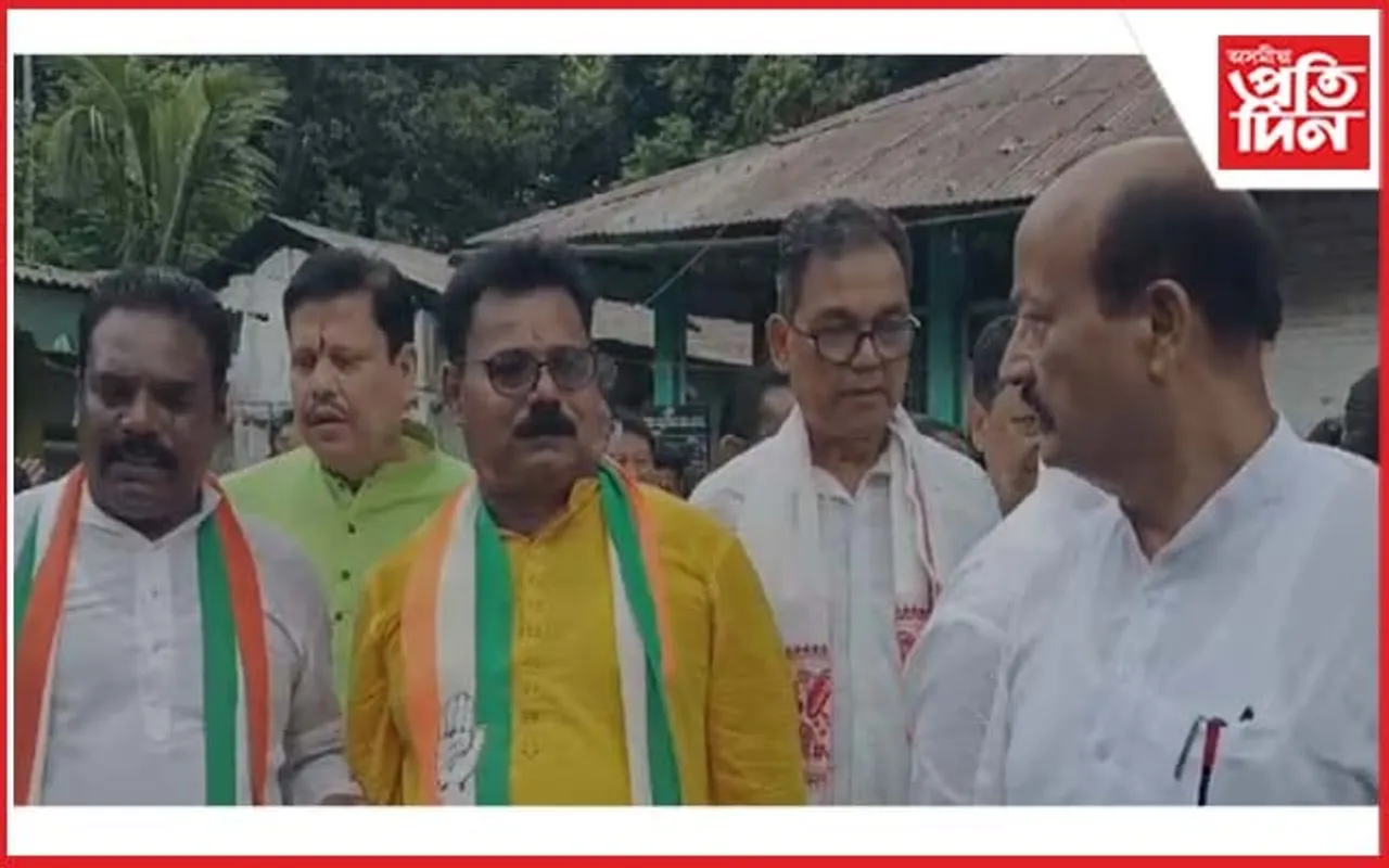 প্ৰতাপগড় চাহ বাগিচাত 'বাগানে বাগানে কংগ্ৰেছ' শীৰ্ষক কাৰ্যসূচী