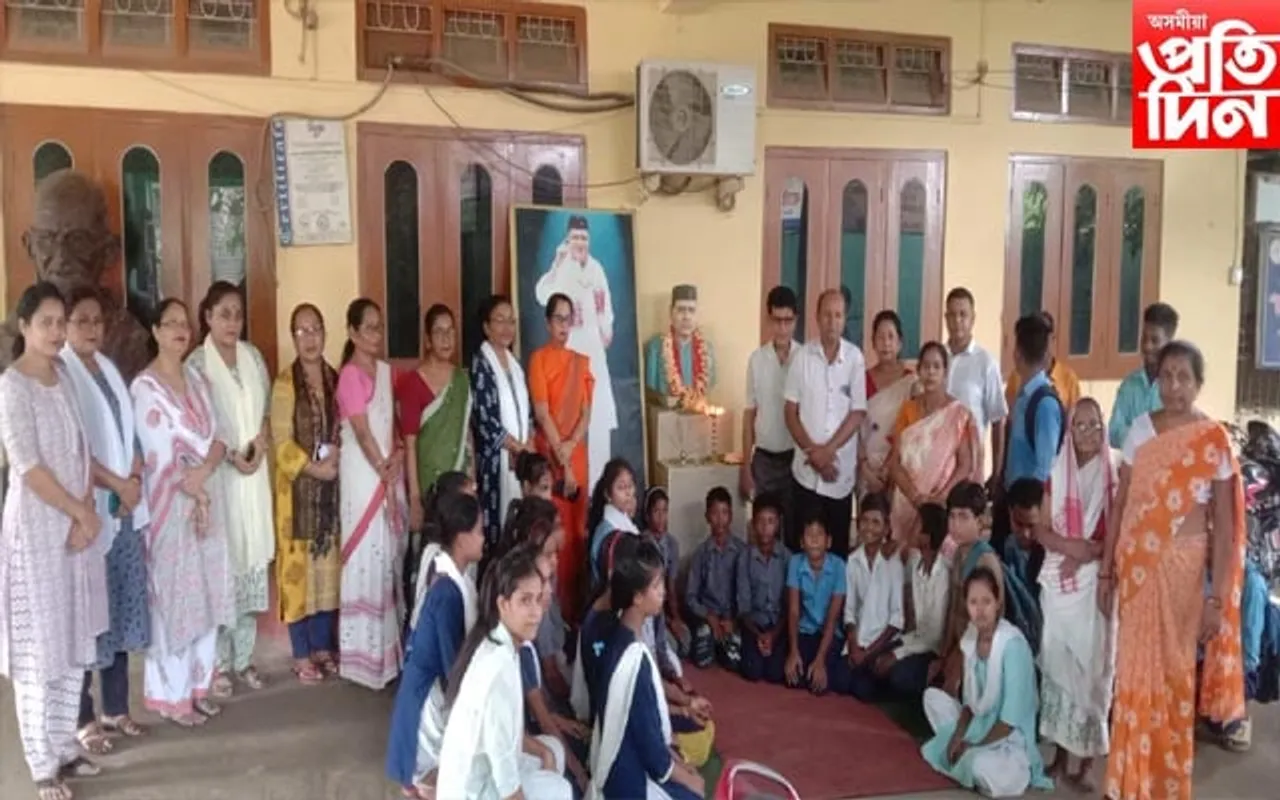নগাঁৱতো সুধাকণ্ঠৰ জন্মদিন আৰু আন্তজাৰ্তিক স্বাক্ষৰতা দিৱস উদযাপন
