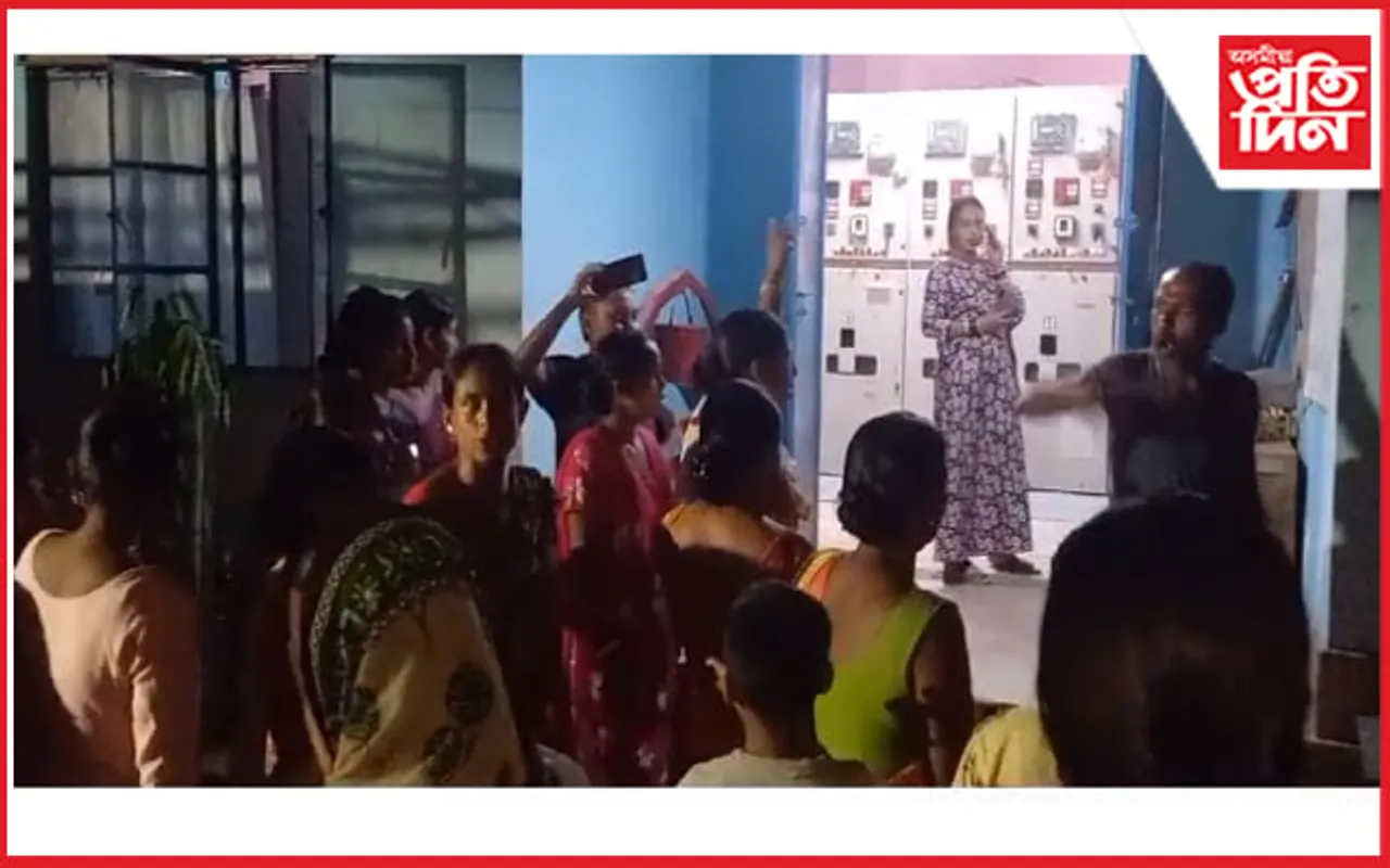 লামডিঙত বিদ্যুৎ বিভাগৰ কাৰ্যালয় ঘেৰাও স্থানীয়ৰ