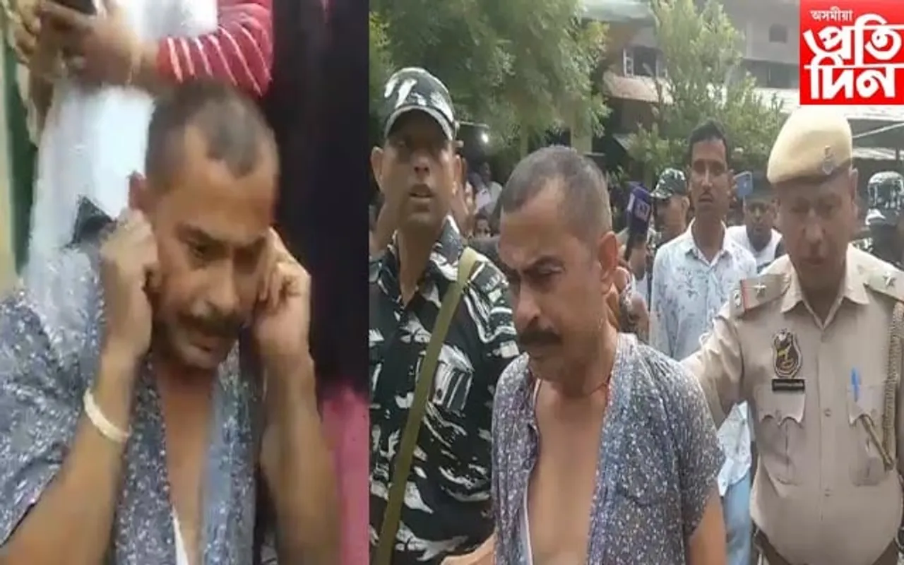 ছাত্ৰীক যৌন নিৰ্যাতন চলোৱা শিক্ষকক কাণত ধৰি আঁঠু কঢ়ালে ৰাইজে