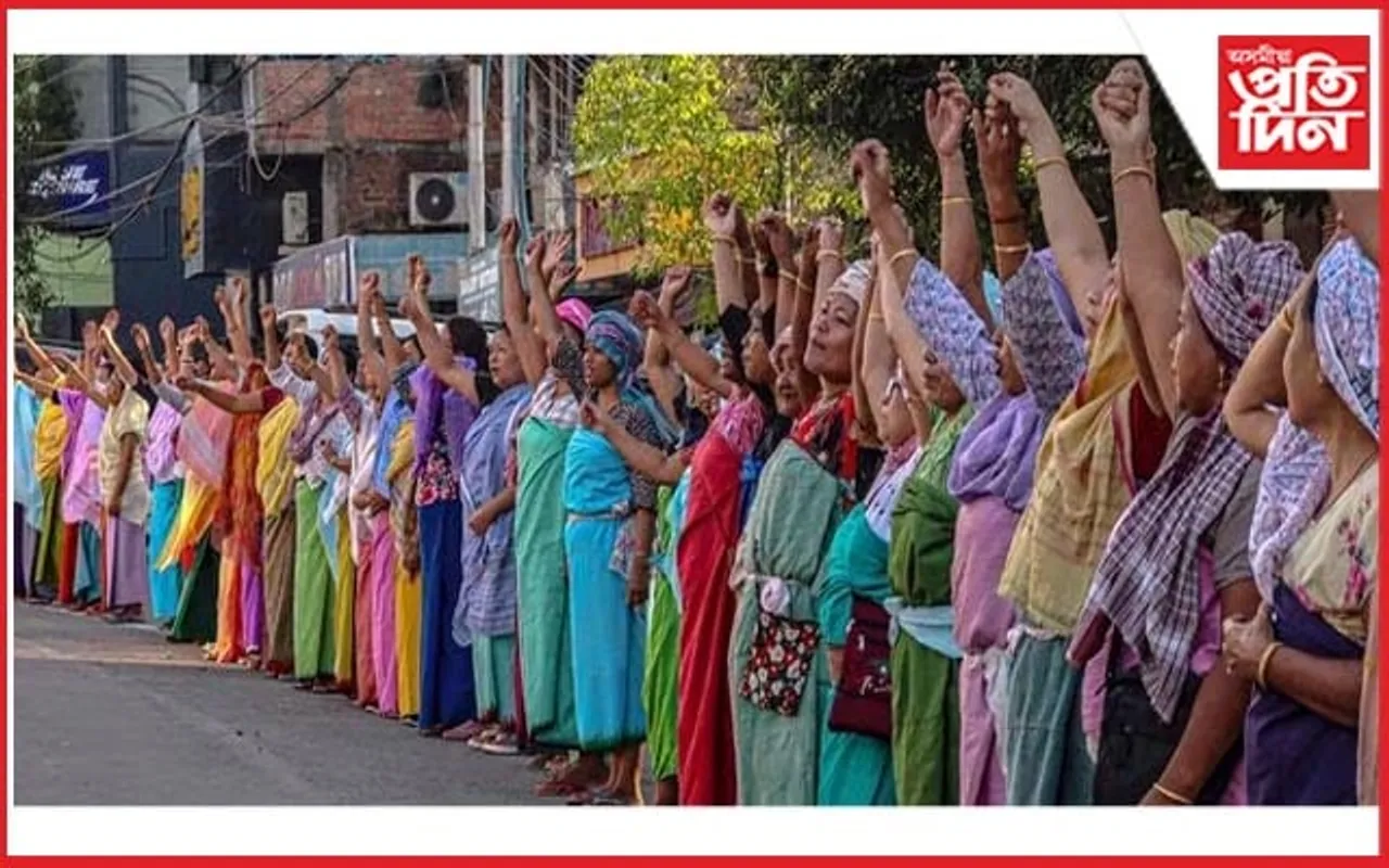 অগ্নিগৰ্ভা মণিপুৰত উপস্থিত চি বি আইৰ দল