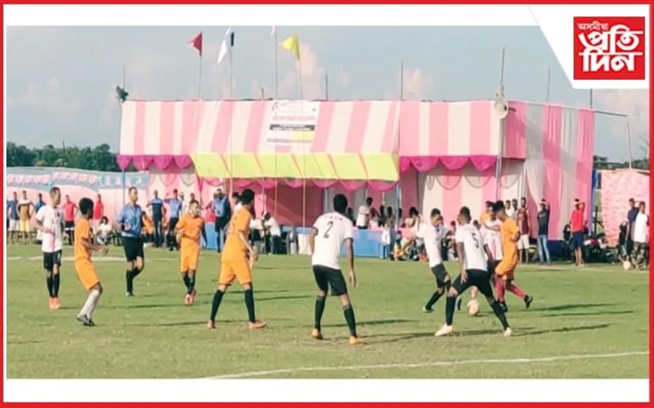মুগদি-সোণাপুৰত প্ৰাইজমানী ফুটবল প্ৰতিযোগিতা