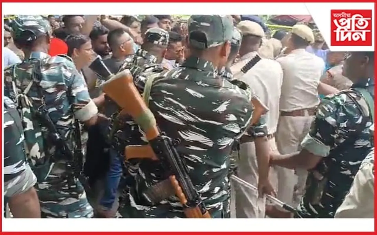 বঙাইগাঁৱৰ মাণিকপুৰত উত্তপ্ত পৰিস্থিতি