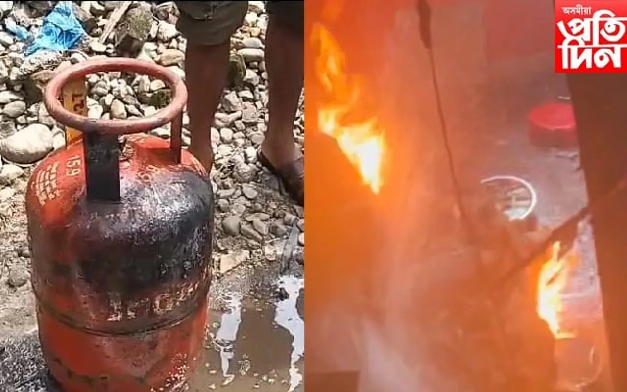 ভয়ংকৰ অগ্নিকাণ্ডৰ পৰা কথমপি ৰক্ষা পৰিল বাসুগাঁও চহৰৰ ধানবজাৰ এলেকা