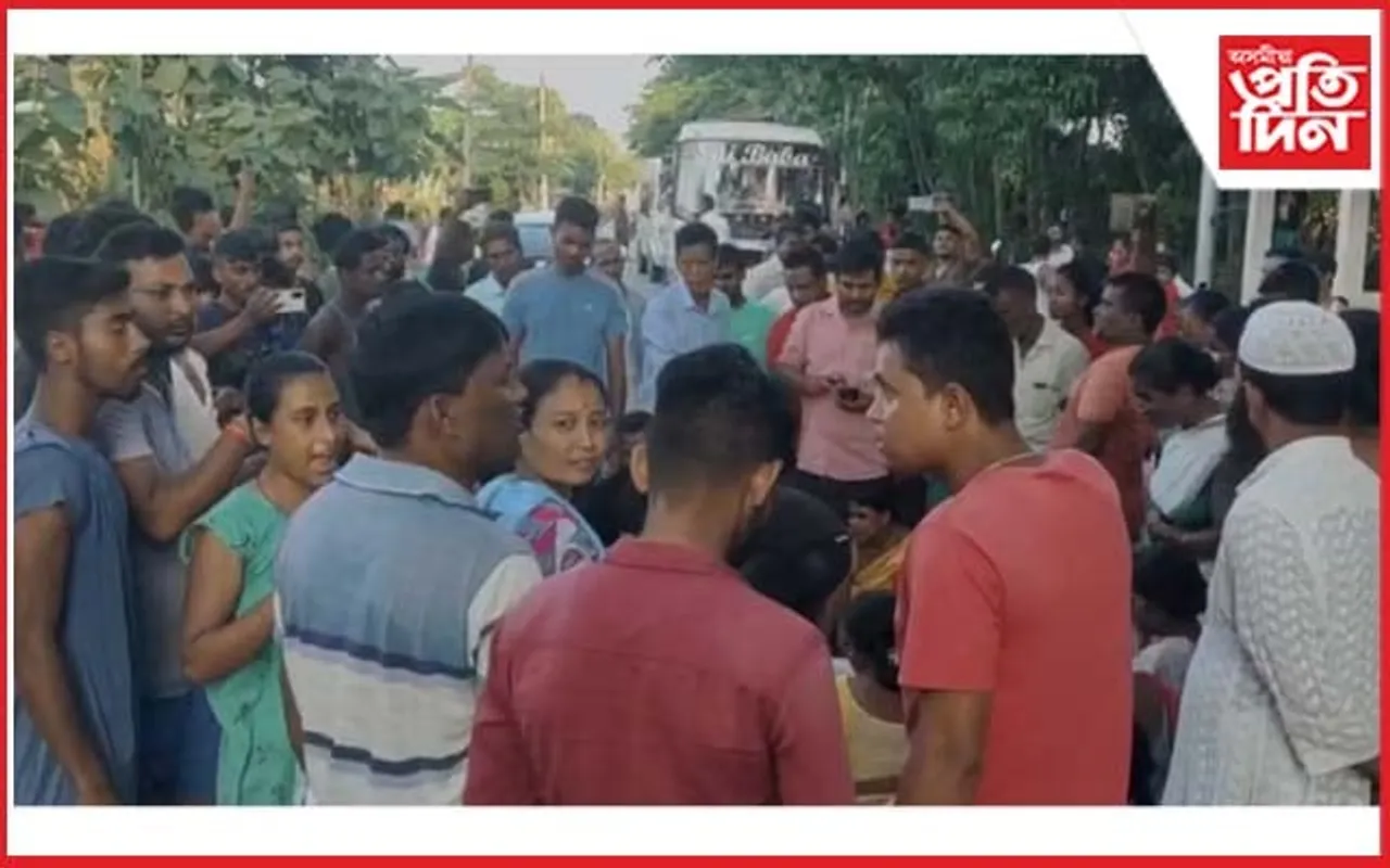 মহিলাৰ মৃত্যুক কেন্দ্ৰ কৰি উত্তপ্ত হাজো-দৌলাশাল পথ