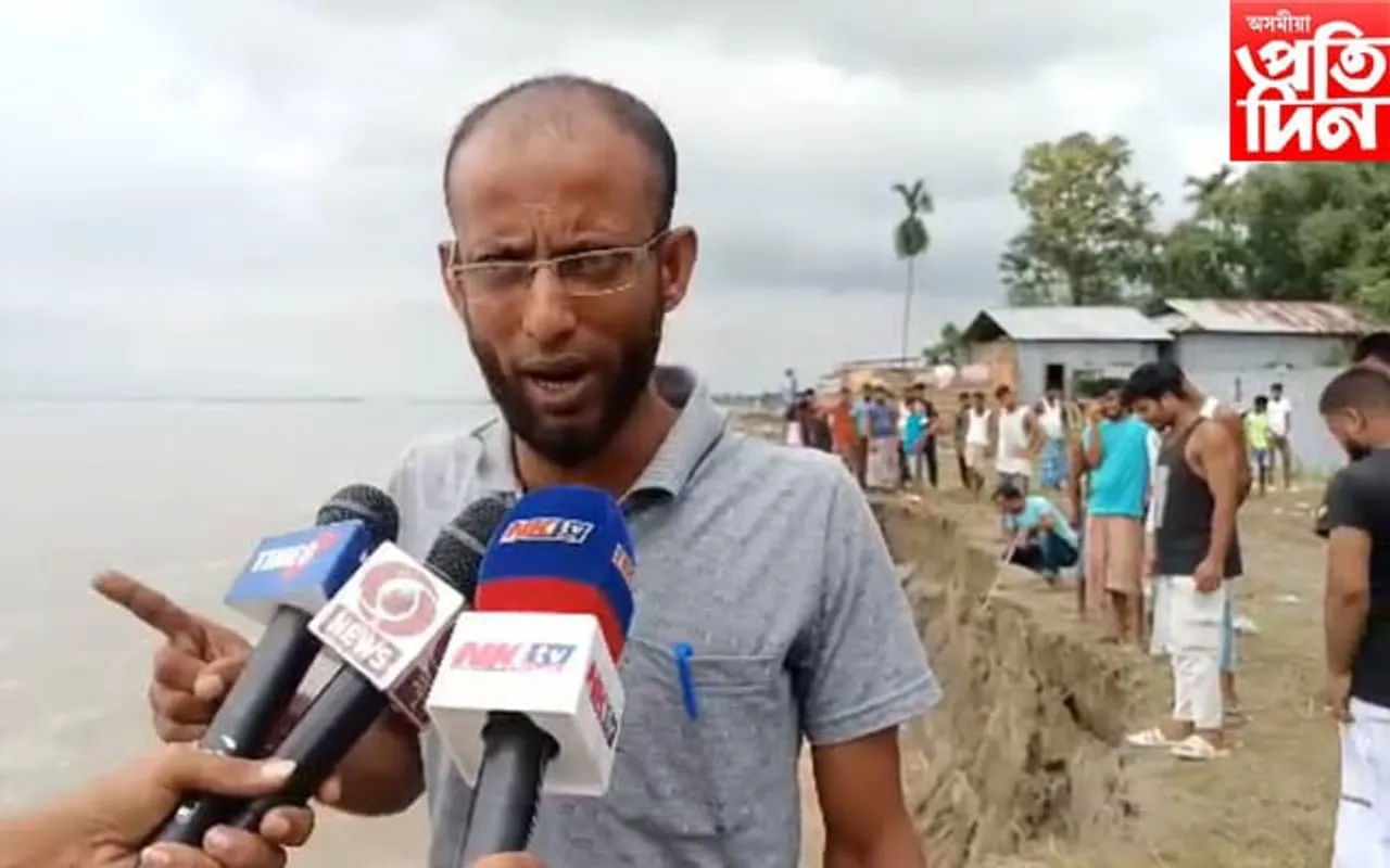 বদৰুদ্দিন আজলমক 'অভিশাপ' আখ্যা সমষ্টিবাসী ৰাইজৰ
