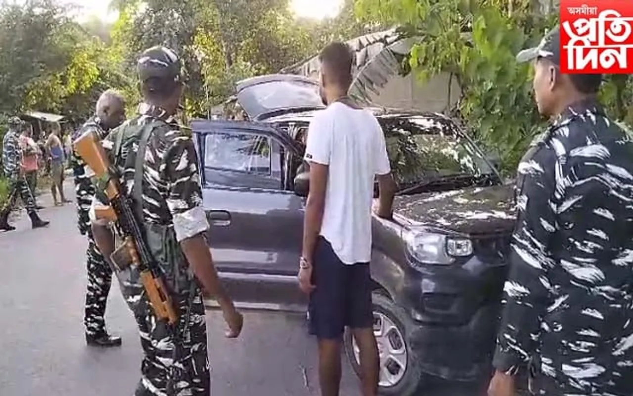 চি আৰ পি এফে খেদি খেদি আটক কৰিলে ড্ৰাগছ সৰবৰাহকাৰীক