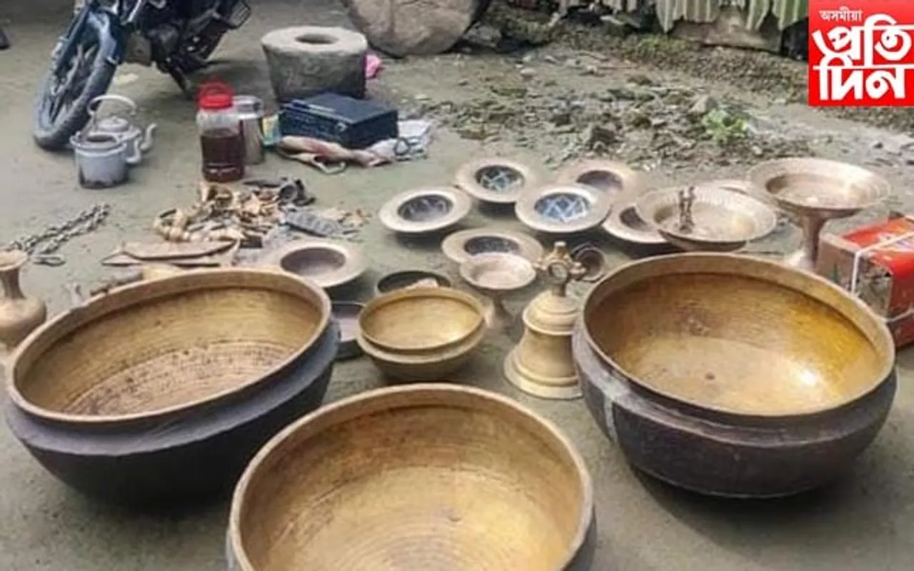 সৰভোগৰ ঐতিহাসিক মইনবড়ী সত্ৰৰ চুৰি সামগ্ৰী উদ্ধাৰ