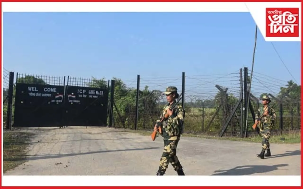 সীমান্তত ভাৰতত প্ৰৱেশৰ বাবে বাংলাদেশীৰ হেঁচা-ঠেলাঃ বি এছ এফে দিলে বাধা...