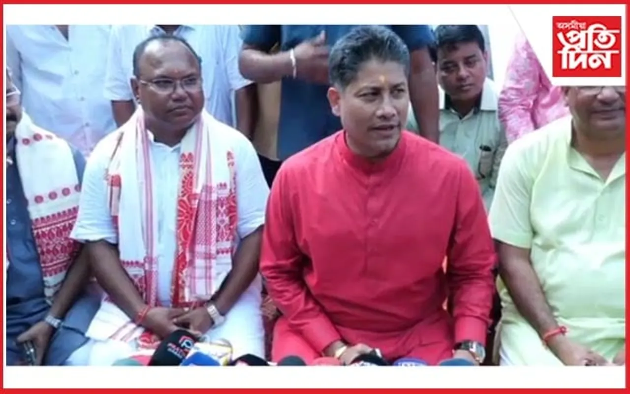 নগাঁৱত মন্ত্ৰী পীয়ুষ হাজৰিকাৰ মন্তব্য- বিৰোধী মিত্ৰজোঁটত ভাঙোন আহিছে...