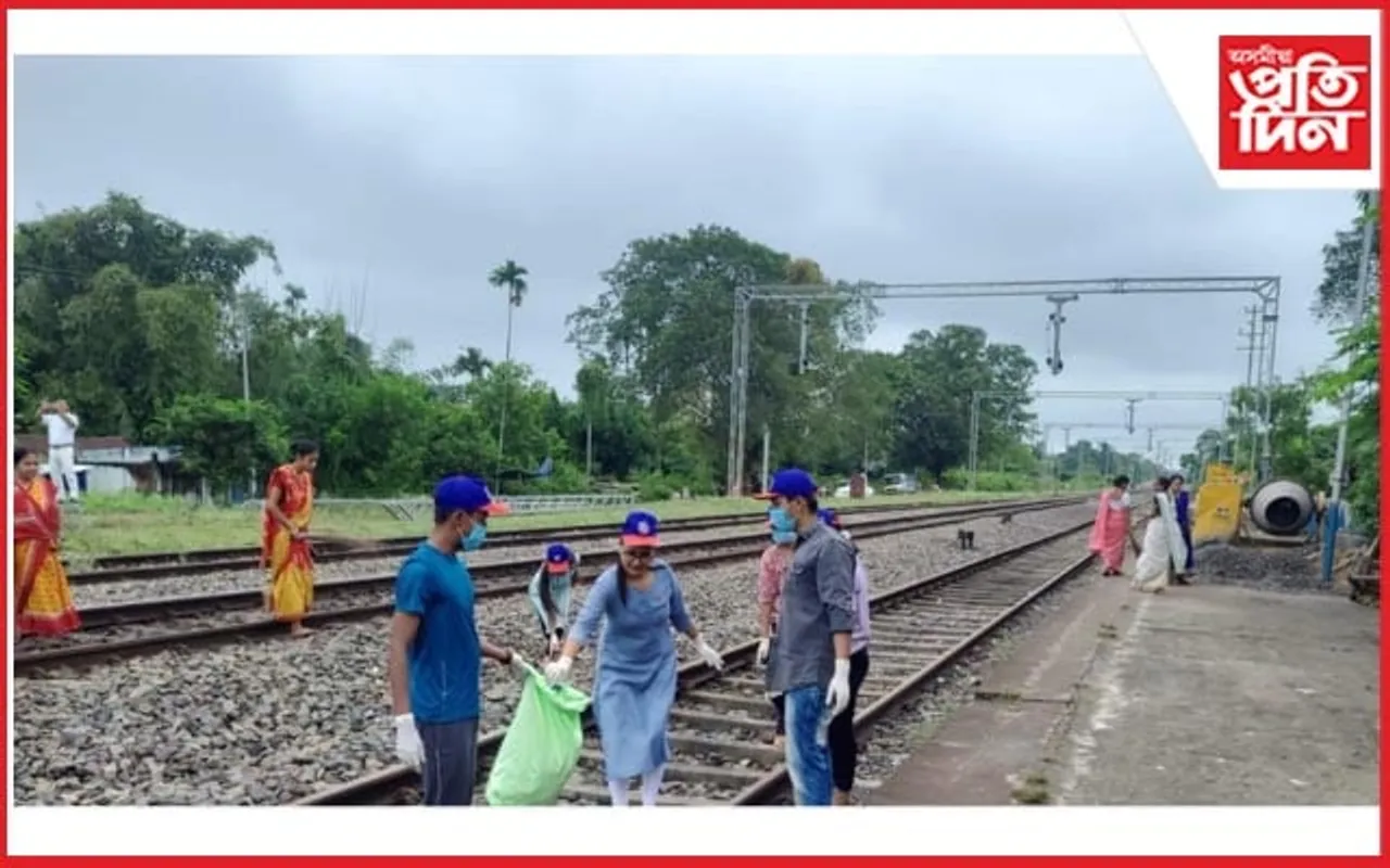 তিতাবৰৰ জিলা শিক্ষা আৰু প্ৰশিক্ষণ প্ৰতিষ্ঠান(ডায়েট)ৰ শ্ৰমদান কাৰ্যসূচী