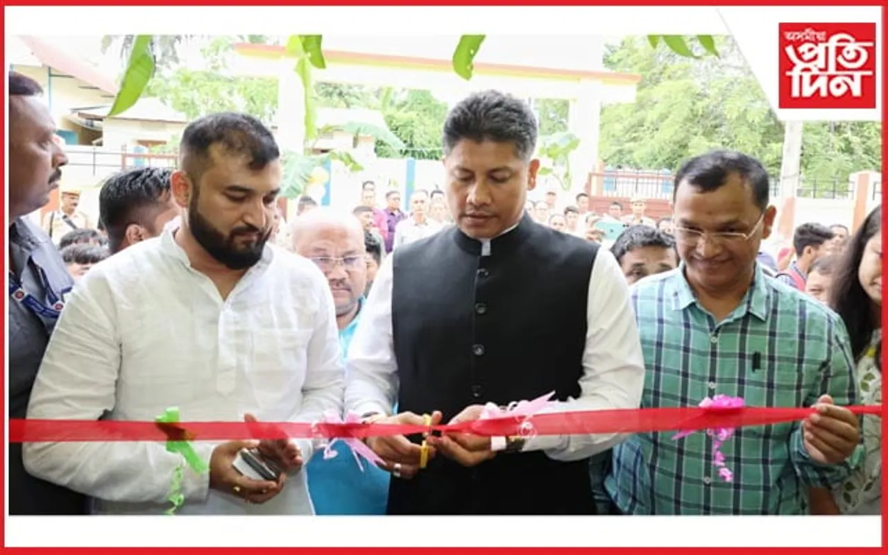 সৰুপথাৰত আম্বেদকাৰ ভৱন উদ্বোধন মন্ত্ৰী পীযুষ হাজৰীকাৰ