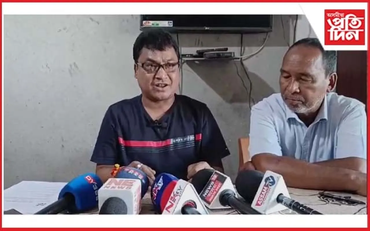বাক্সাৰ মুছলপুৰত অবড়ো নেতা জোন দাসৰ সংবাদমেল