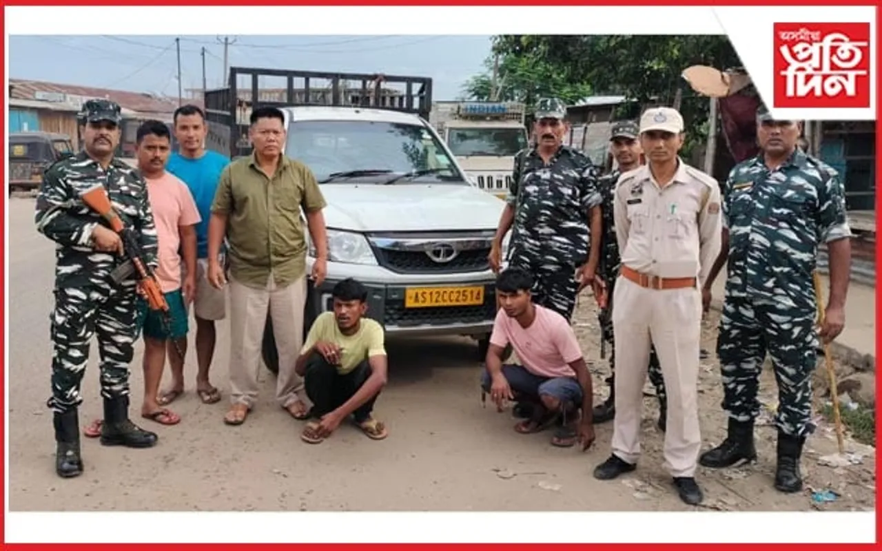 বৰঙাবাৰীৰ পৰা চুৰি হোৱা বাহন ডিমাপুৰ সীমান্তত উদ্ধাৰ