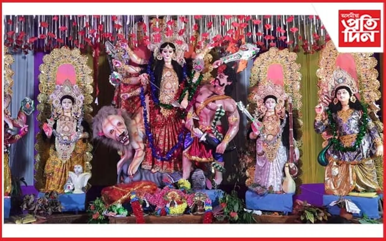 মানকাচৰ-মেঘালয়ত শান্তিপূৰ্ণভাৱে প্ৰতিমা বিসৰ্জন