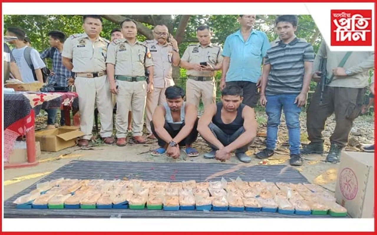 বৰপথাৰত বৃহৎ পৰিমাণৰ হেৰ'ইন জব্দ