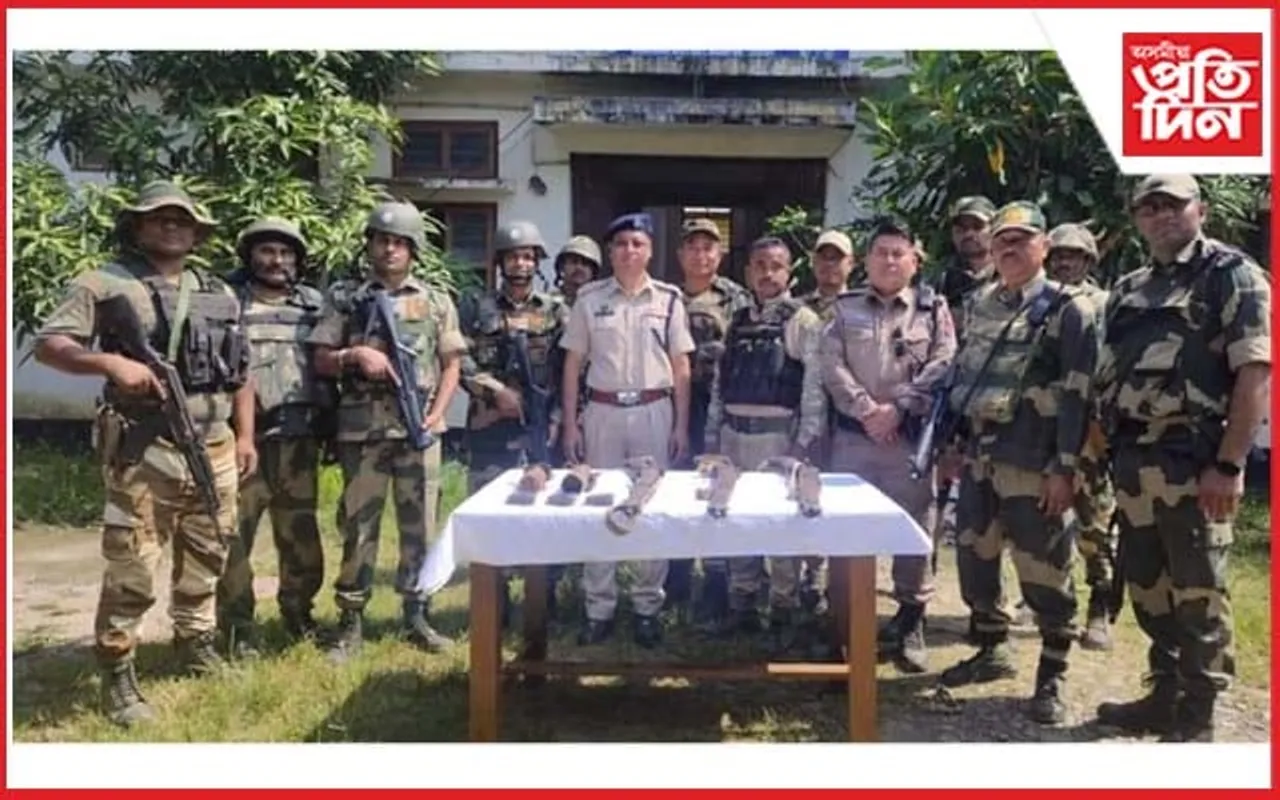 মণিপুৰত পৃথক পৃথক অভিযানত অবৈধ মাৰণাস্ত্ৰসহ উগ্ৰপন্থী আটক...