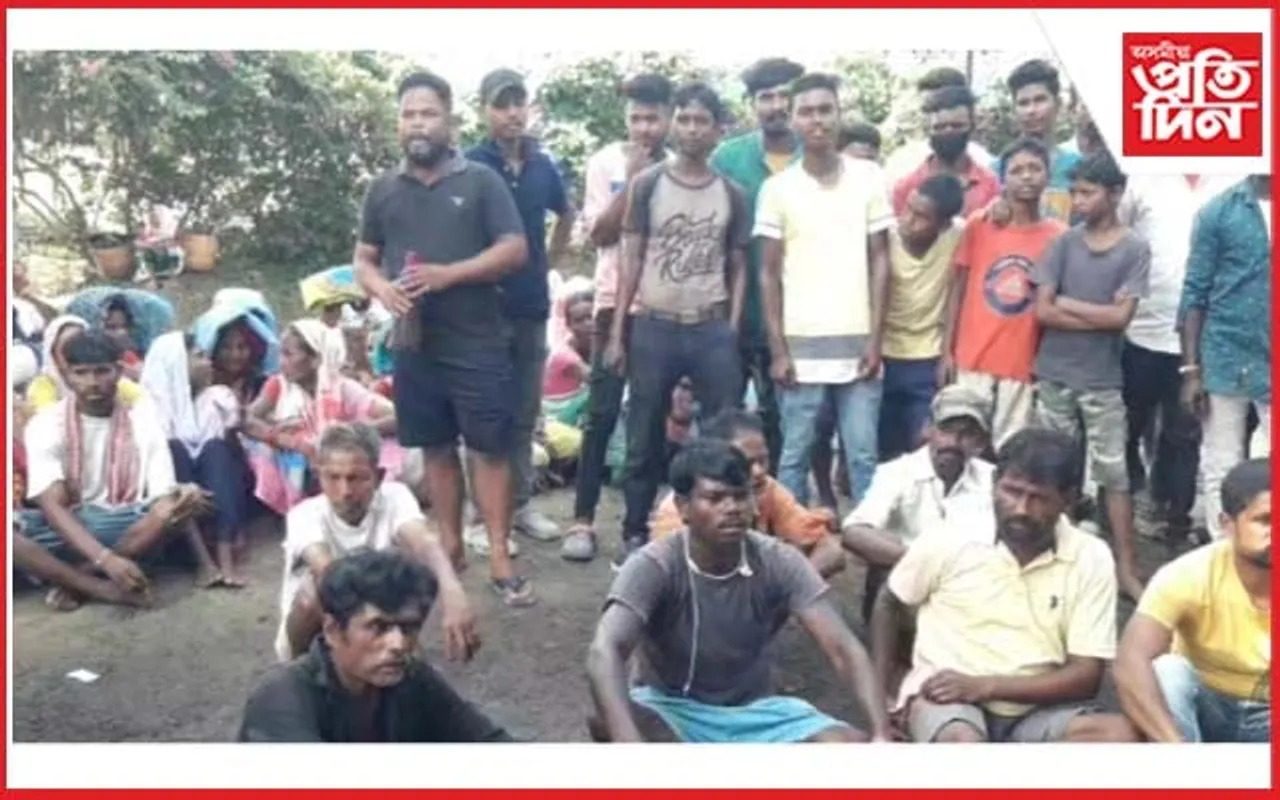 ২০ শতাংশ বনাচ দিয়াৰ দাবীত উত্তাল চিকনি চাহ বাগিচা...