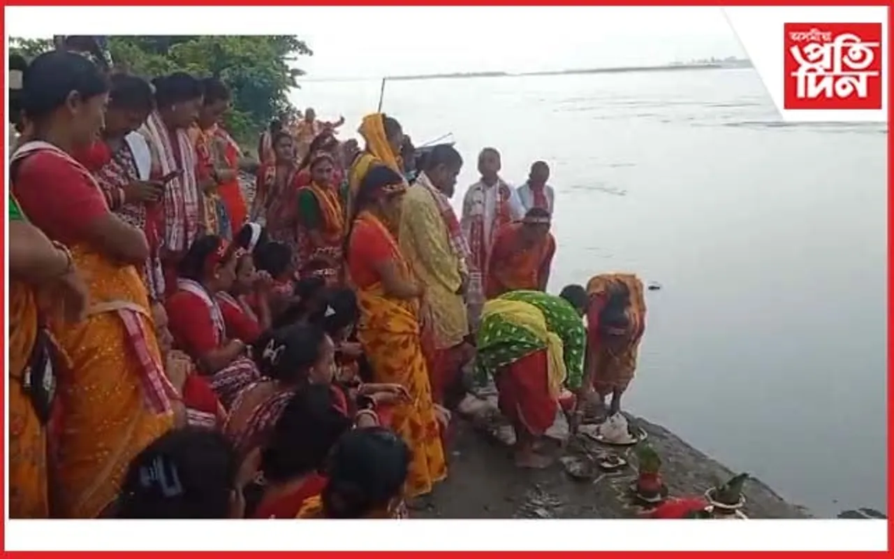 মংগলবৰীয়াৰ সাৰ্ব্বজনীন শ্ৰীশ্ৰী দুৰ্গাপূজাৰ স্বৰ্ণজয়ন্তী মহোৎসৱৰ শুভাৰম্ভ