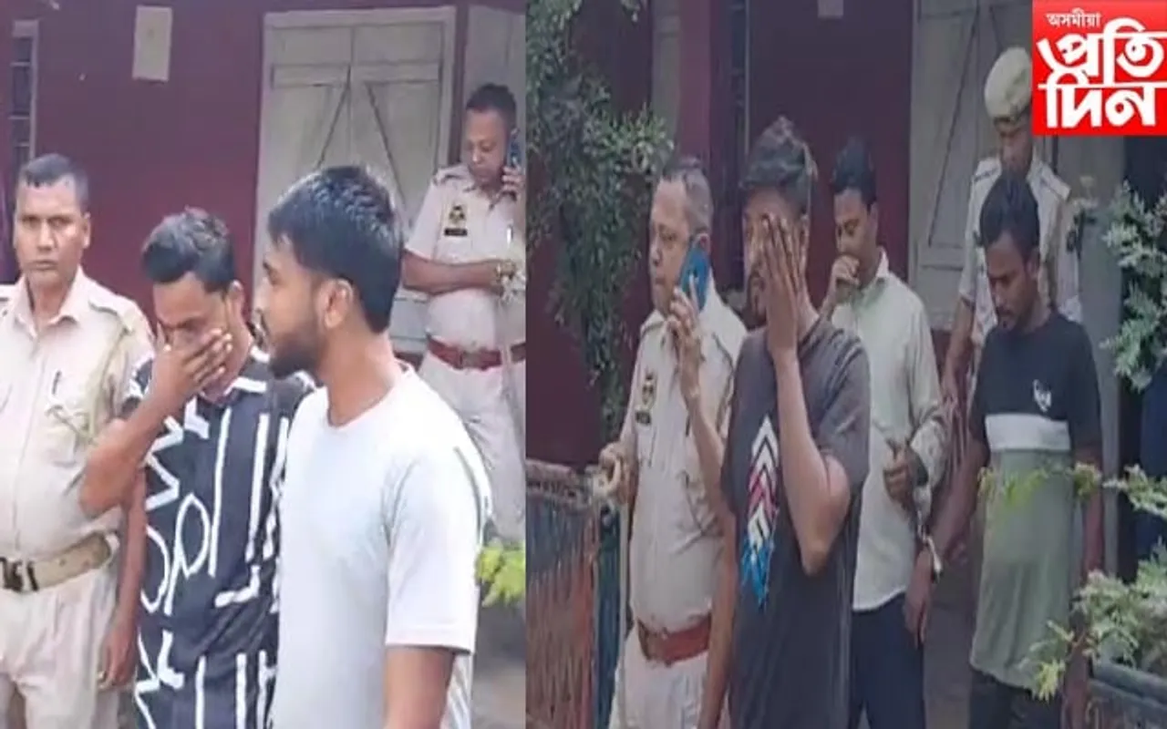 কঠীয়াতলীত আৰক্ষীৰ জালত পিষ্টলসহ ৫ ডকাইত 