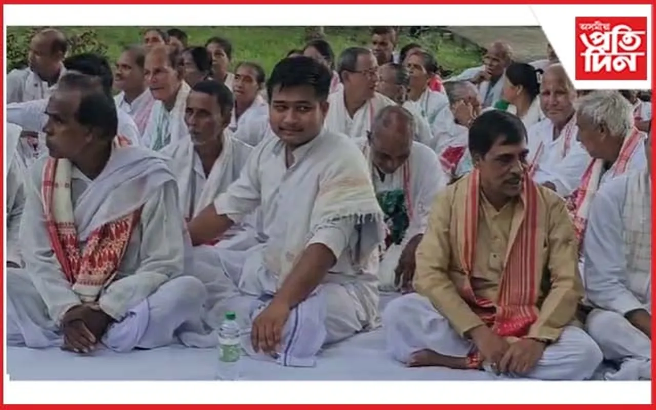 পূৰ্ণাংগ বজালী জিলাৰ দাবীত পুনৰ প্ৰতিবাদ...