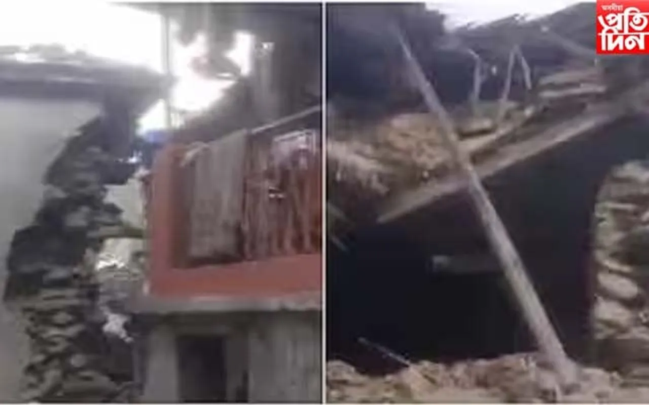 ৪ টাকৈ ভূমিকম্পই জোকাৰি গ'ল নেপালঃ প্ৰভাৱ পৰিল ভাৰততো...