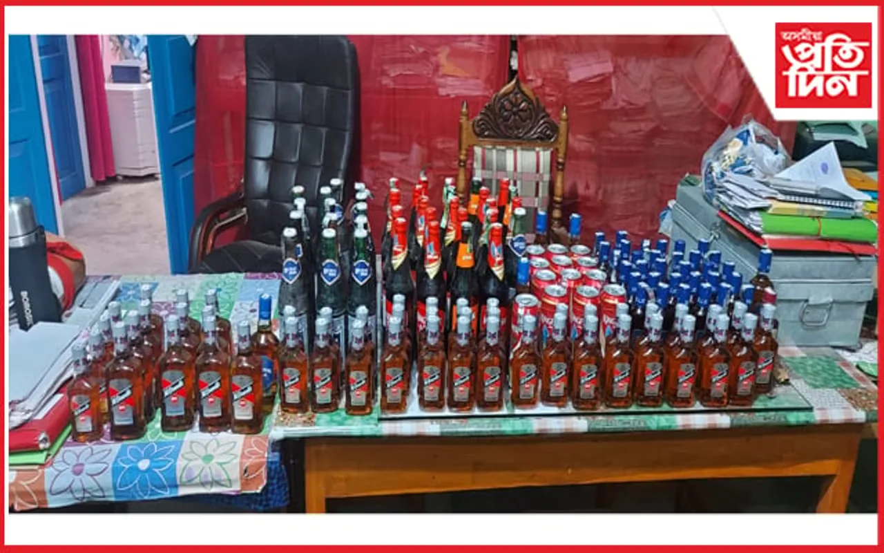 কচুৱা আৰক্ষীৰ অভিযানত জব্দ অবৈধ সুৰা