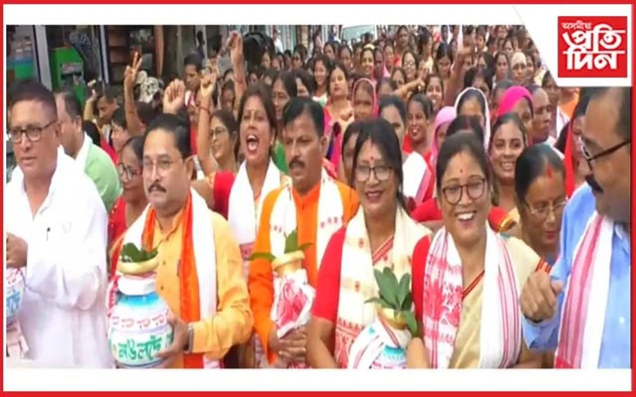 মঙলদৈত অমৃত কলহ যাত্ৰাত শ শ মহিলাৰ অংশগ্ৰহণ