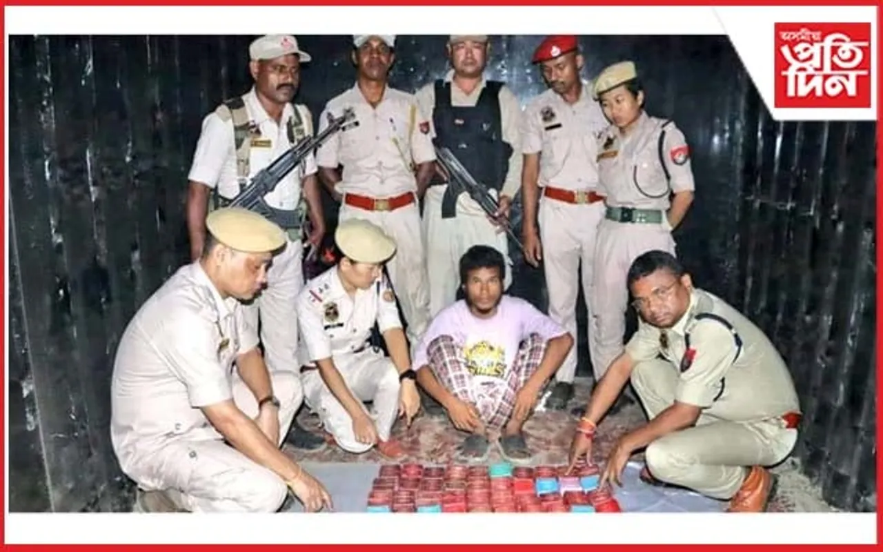 কাছাৰৰ লাইলাপুৰত হেৰ’ইন জব্দ : গ্ৰেপ্তাৰ মণিপুৰৰ‌ সৰবৰাহকাৰী 
