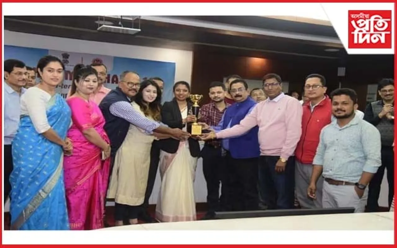 বাহকজনিত ৰোগ নিয়ন্ত্ৰণত নগাঁও  স্বাস্থ্য বিভাগৰ শ্ৰেষ্ঠ পাৰদৰ্শিতা বঁটা লাভ