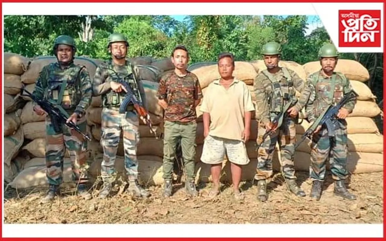 মণিপুৰত ট্ৰাকসহ জব্দ বাৰ্মিজ চুপাৰী