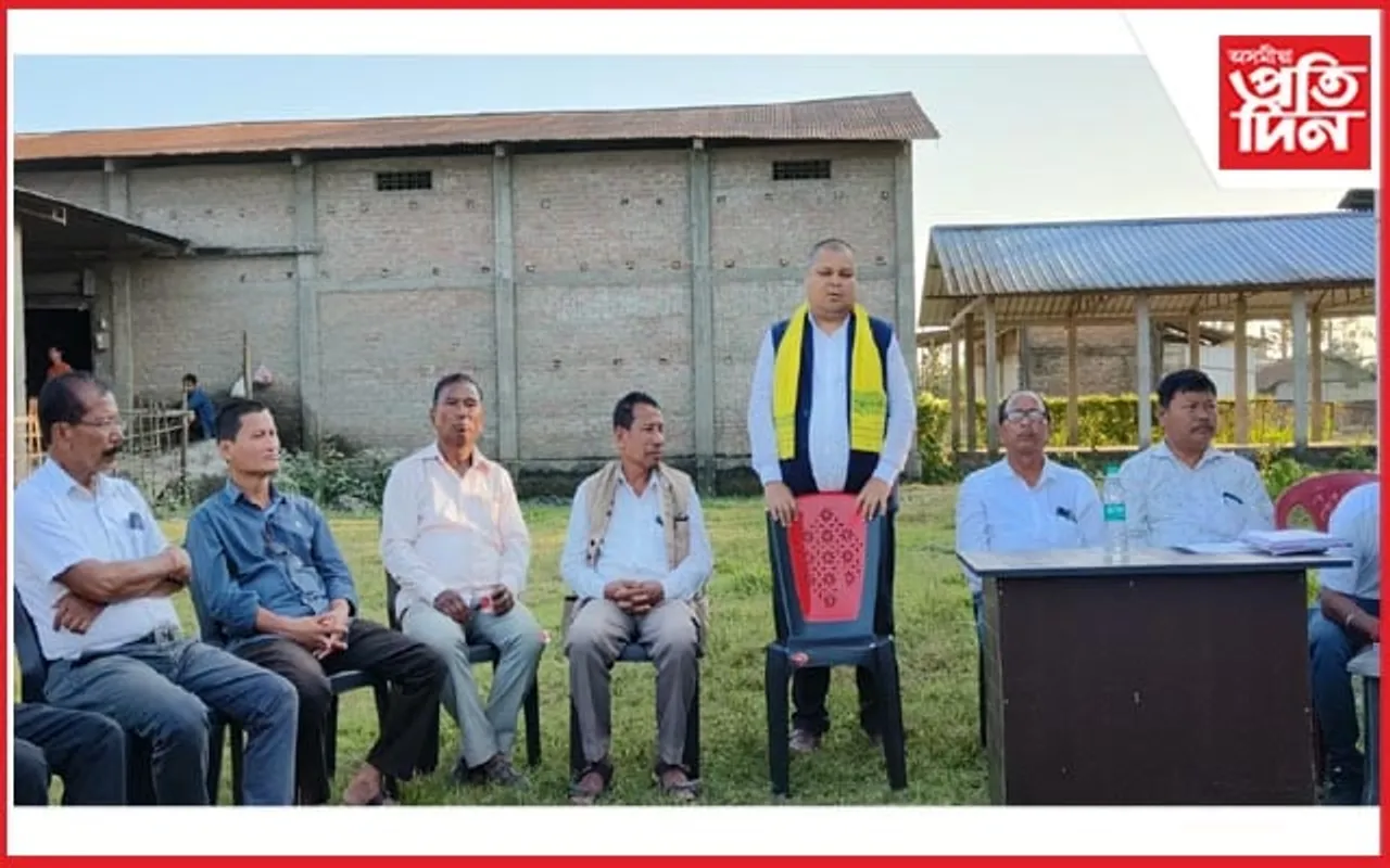 চিলাপথাৰত খ্ৰীং খ্ৰীং বাইথ' পূজাৰ ৰূপালী জয়ন্তী সমাৰোহৰ প্ৰস্তুতি
