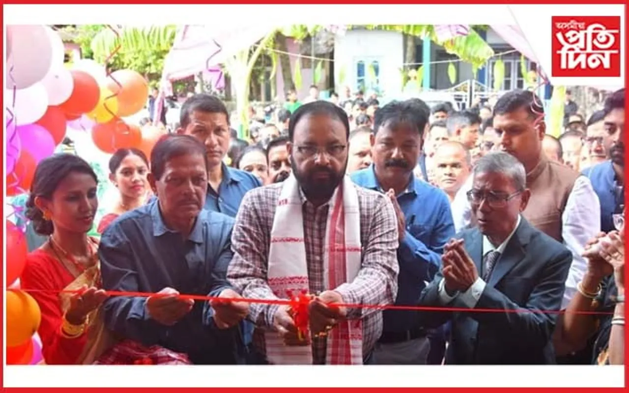 শিলঘাট কন্যকাশ্ৰম কনিষ্ঠ মহাবিদ্যালয়ৰ নৱনিৰ্মিত গৃহৰ শুভাৰম্ভ 