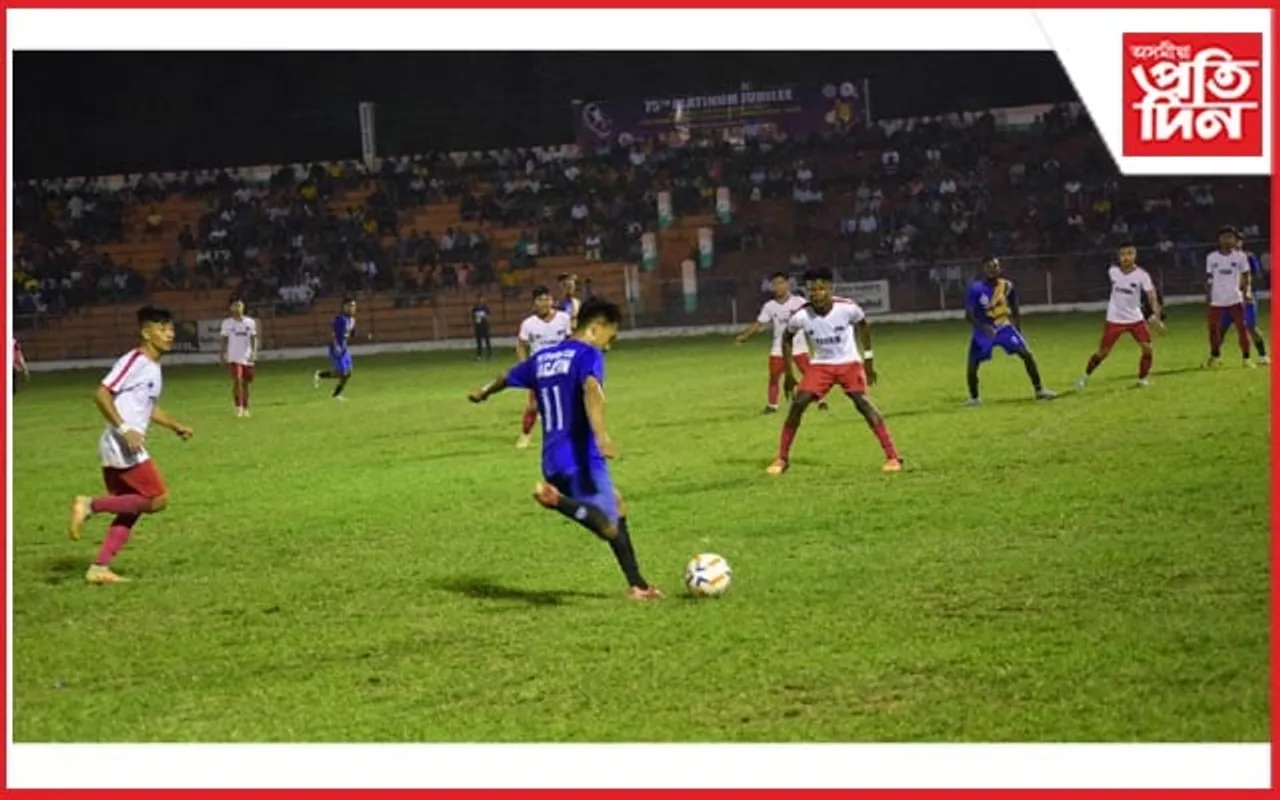 স্বাধীনতা দিৱস কাপ ফুটবলঃ অসম পুলিচৰ হাতত পৰাস্ত নৰ্থ ইষ্ট ইউনাইটেড এফ চি...