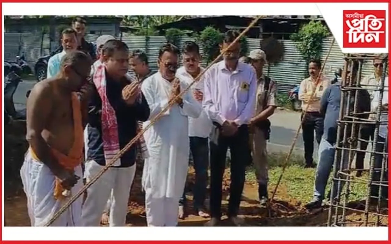 শংকৰদেৱ শিশু নিকেতন, বিশ্বনাথৰ তোৰণ নিৰ্মাণৰ শুভাৰম্ভণ বিধায়ক প্ৰমোদ বৰঠাকুৰৰ..