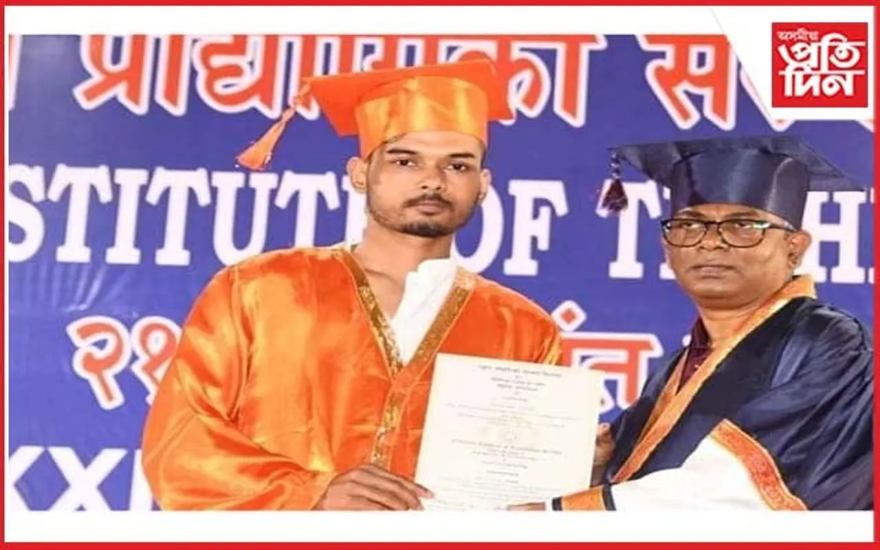 গহপুৰৰ ঘাঁহিগাঁৱৰ মেধাৱী ছাত্র ৰাজদ্বীপ সিনহাৰ সাফল্য