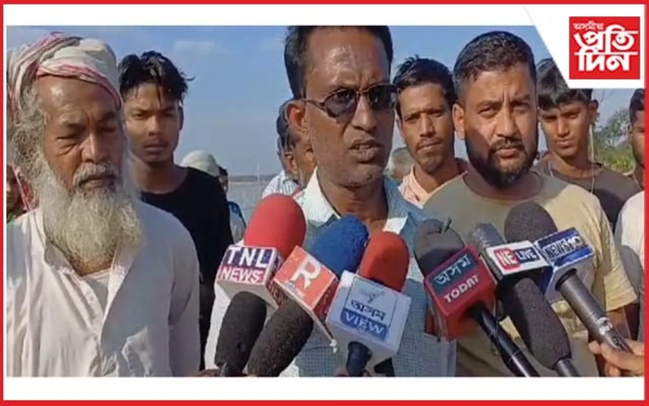 সৰভোগত শ শ নৈপৰীয়া ৰাইজৰ প্ৰতিবাদ