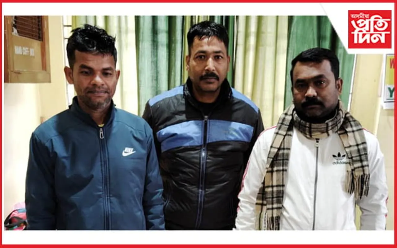 লামডিঙত ৩ জুৱাৰী আটক...