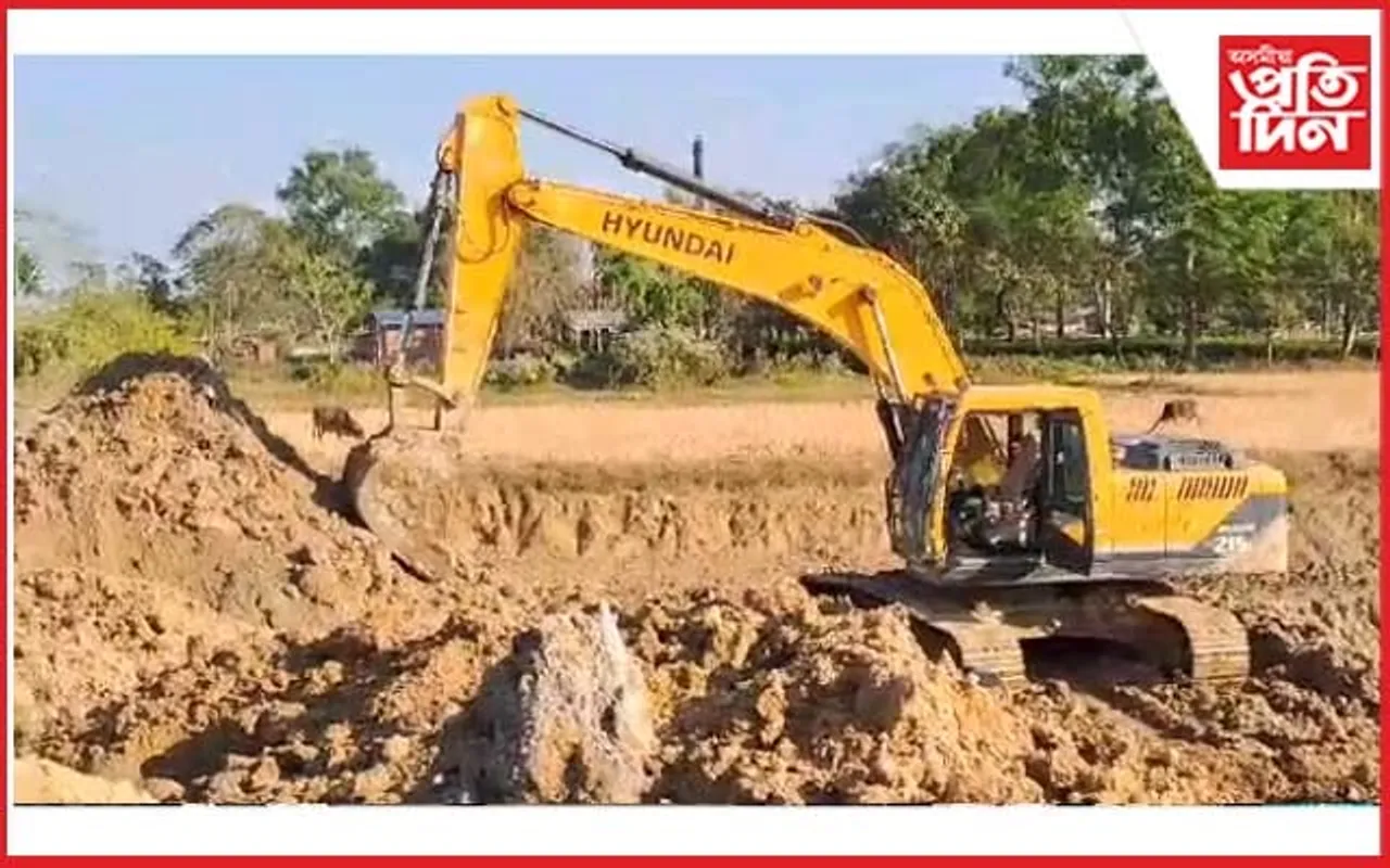 নিদ্ৰামগ্ন বন বিভাগ,নিমাত বিশ্বনাথ জিলা প্ৰশাসন : বিহালীত চলিছে খেতিপথাৰৰ ধ্বংসযজ্ঞ
