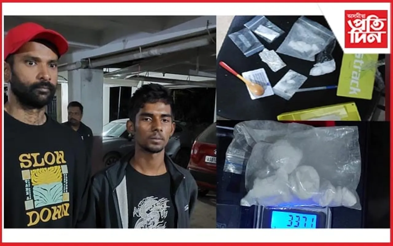 গুৱাহাটীৰ এপাৰ্টমেন্টত জব্দ কোটি টকাৰ নিচাজাতীয় দ্ৰব্য, গ্ৰেপ্তাৰ ২ জন