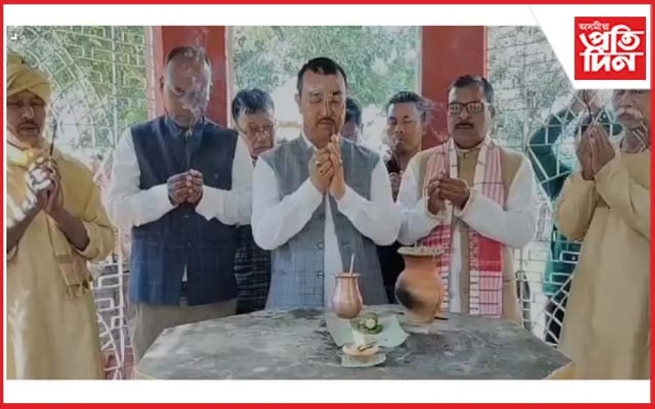 চৰাইদেউ মহোৎসৱ ২০২৪ৰ লাইখুঁটা স্থাপন