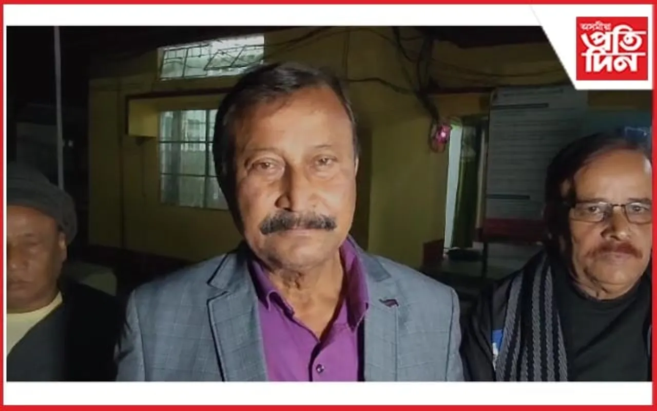 প্ৰাক্তন মন্ত্ৰী সন্দৰ্ভত ভুৱা বাতৰি প্ৰচাৰঃ থানাত উপস্থিত প্ৰৱীণ হাজৰিকা 