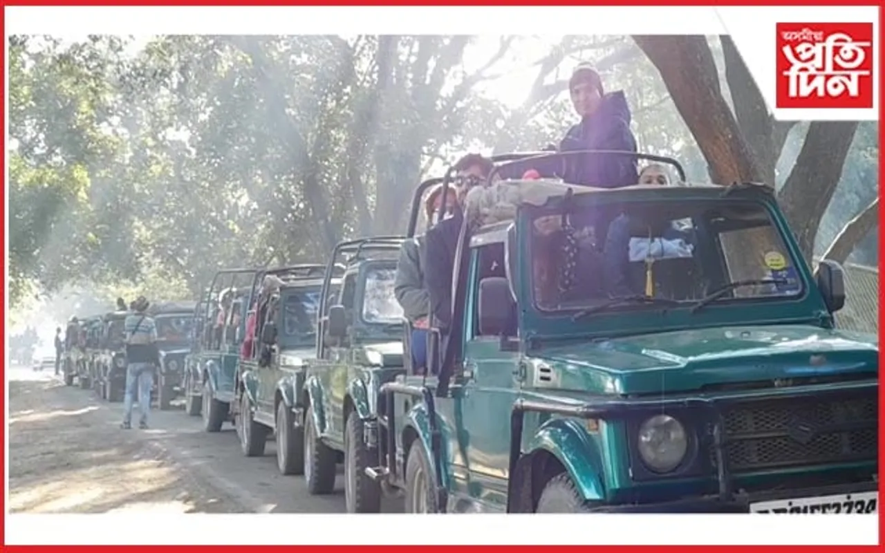 কাজিৰঙাত পৰ্যটকৰ মাজত হাহাকাৰ...