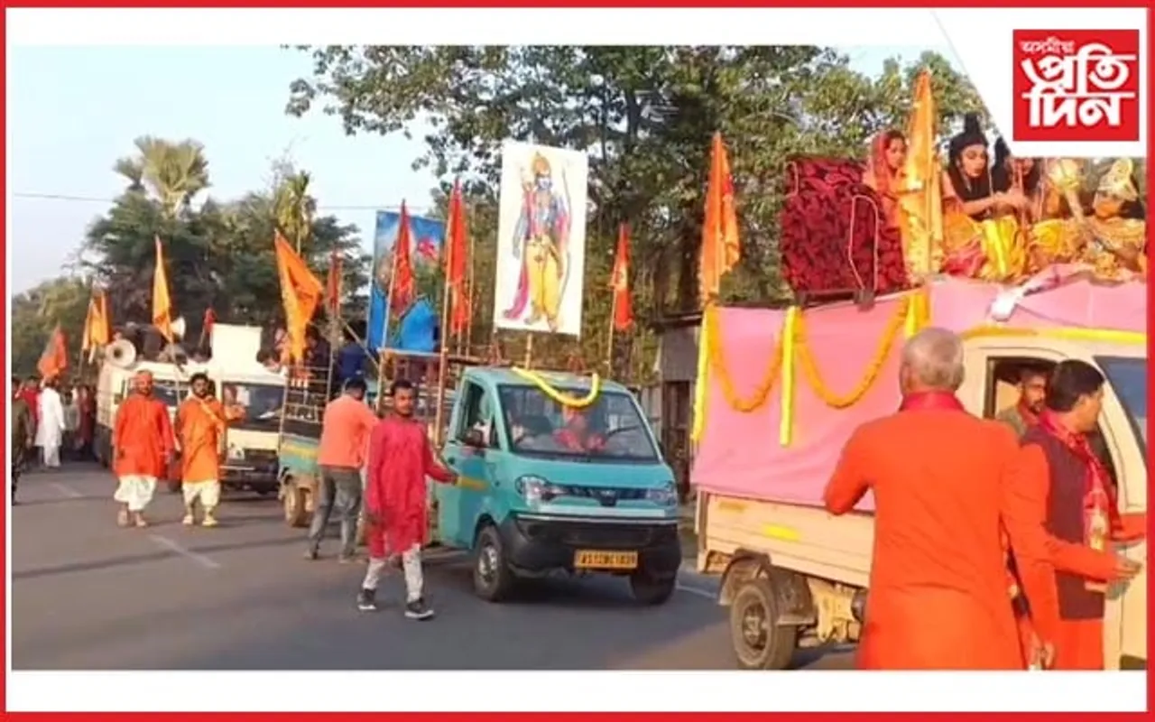 ৰামময় হৈ পৰিছে জামুগুৰিহাটৰ ৰাজপথ 
