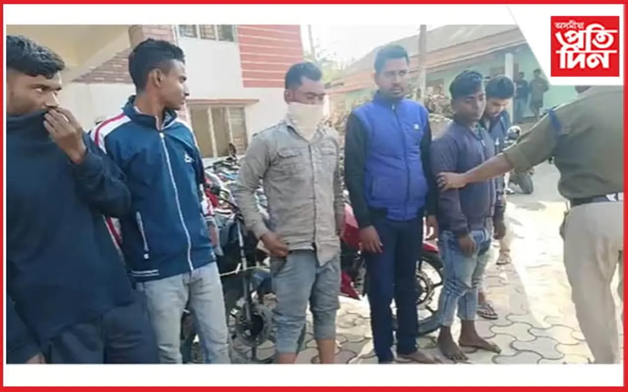 কামৰূপ জিলা আৰক্ষীৰ অভিযানত ৭ টা বাইক চোৰ আটকঃ ১২ খন বাইক উদ্ধাৰ