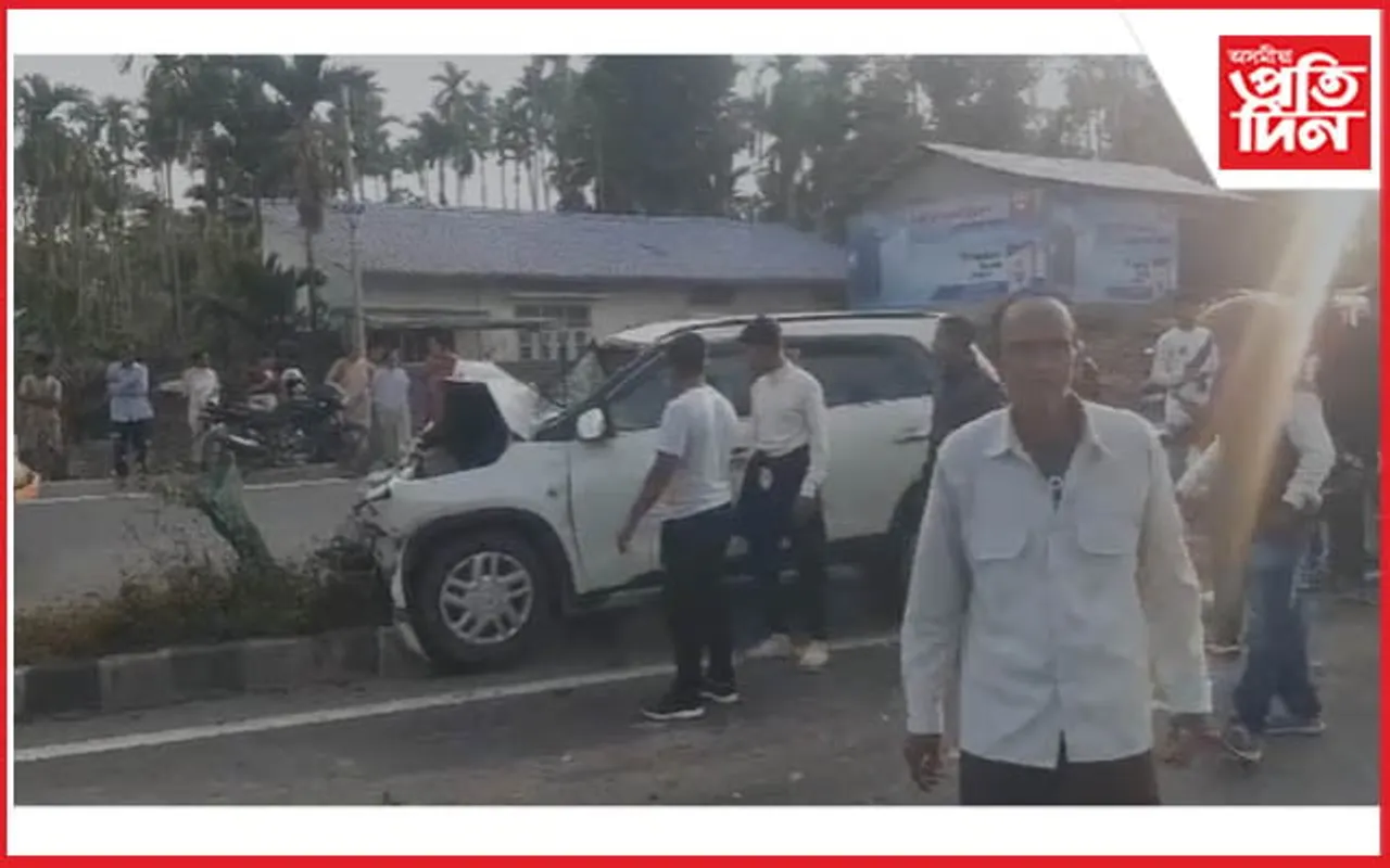 পুৰণিগুদামৰ কাষৰিগাঁৱত ভয়ংকৰ পথ দুৰ্ঘটনা..