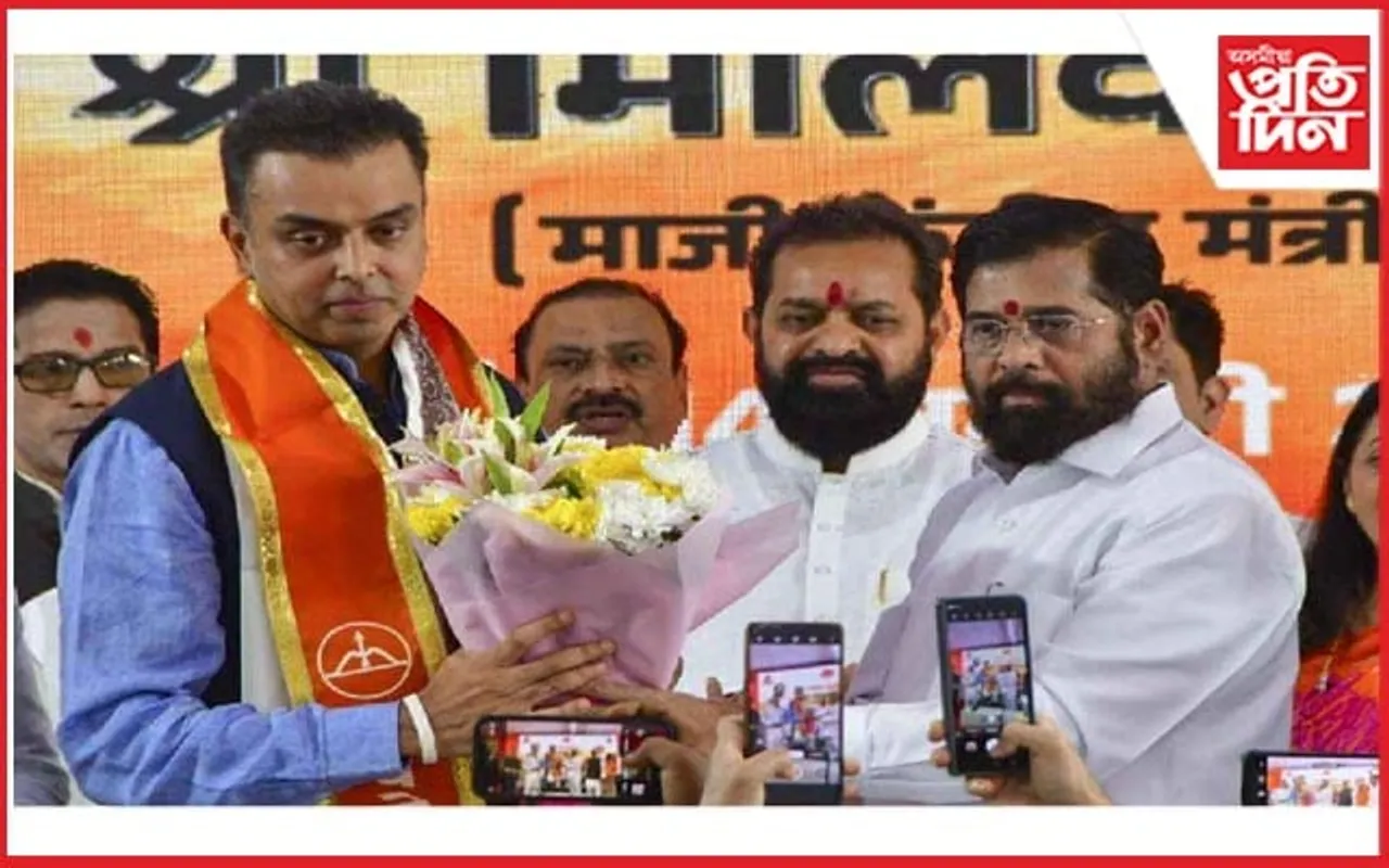 কংগ্ৰেছ এৰি শিৱসেনাত যোগদান মিলিন্দ দেওৰাৰ