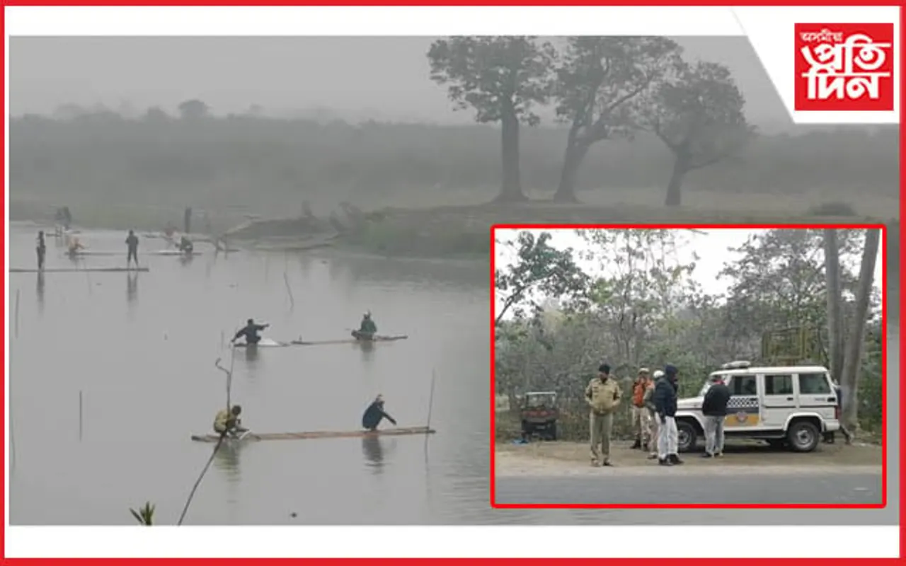 কাজিৰঙাৰ হালধীবাৰিত সমূহীয়া মৎস্য চিকাৰেৰে আৰক্ষীৰ সন্মুখতে ১৪৪ ধাৰা ভংগ